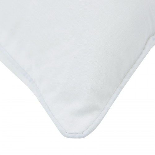 Årsdækkende dyne med pude - 220 × 140 cm, hvid microfiber