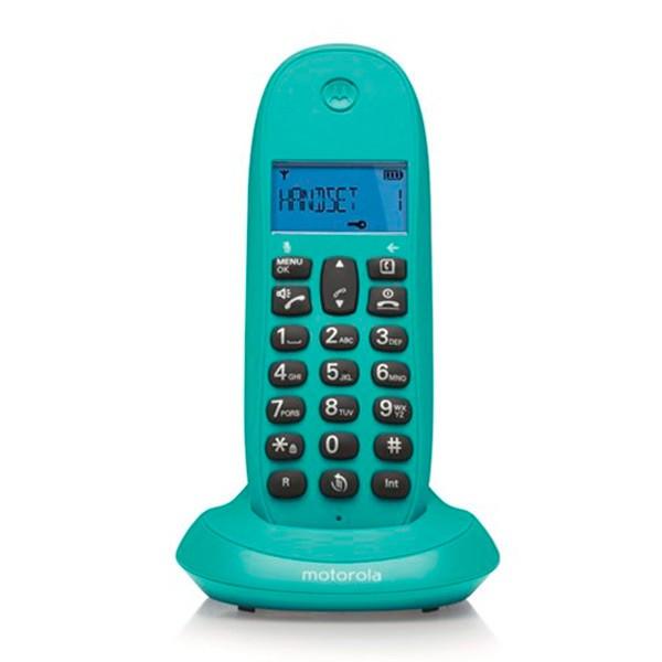 Trådløs telefon Motorola C1001 - turkis