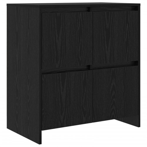 Skænke 2 stk. sort eg 70 x 41 x 75 cm