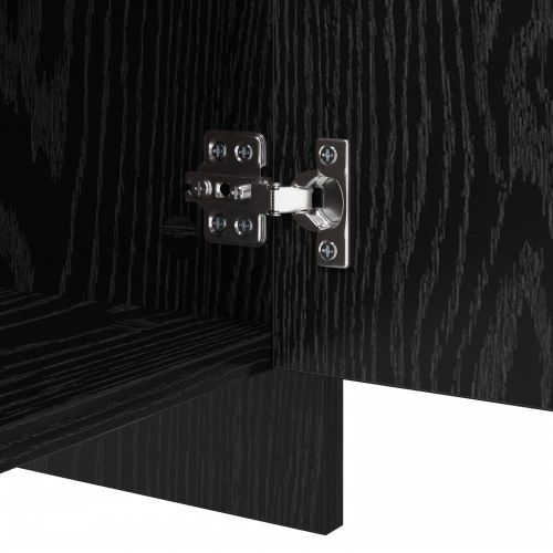 Skænke 2 stk. sort eg 70 x 41 x 75 cm