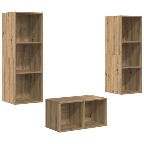 TV Skab Sæt artisan eg 37 x 37 x 107 cm Konstrueret træ