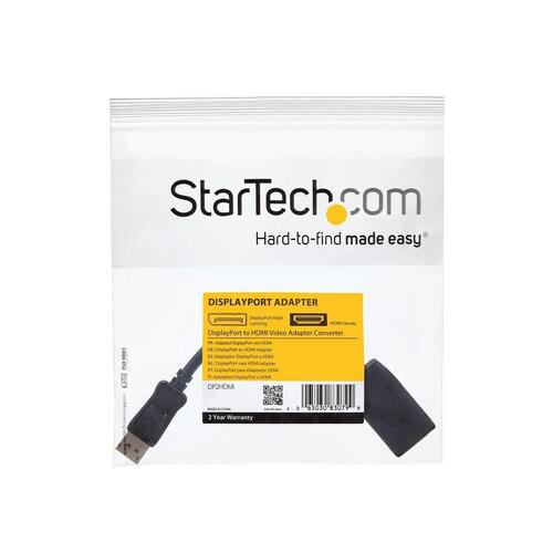 DisplayPort til HDMI-adapter Startech DP2HDMI Sort