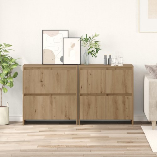 Skænke 2 stk. artisan eg 70 x 41 x 75 cm