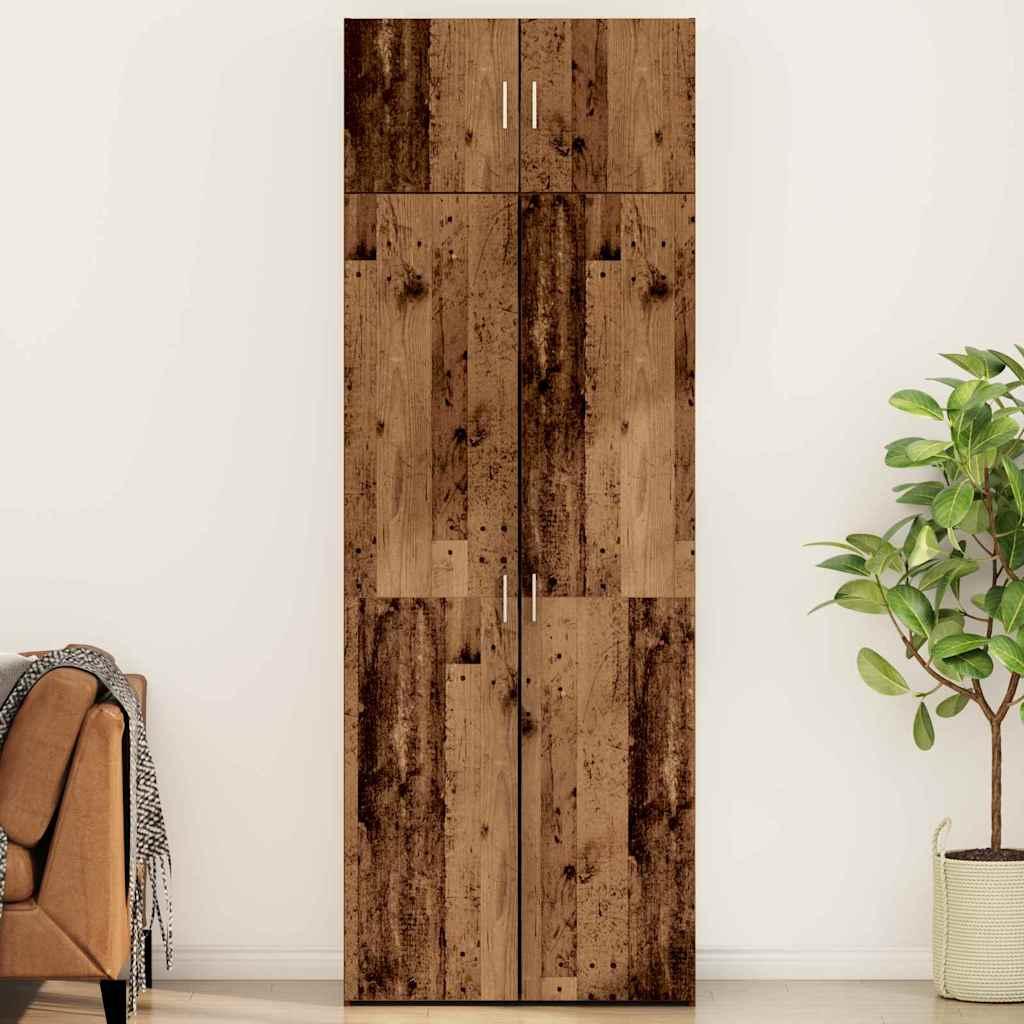 Opbevaringsskab Gammelt træ 80 x 42.5 x 225 cm Konstrueret træ