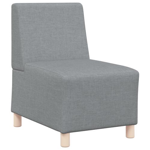 Sofa stol lys grå 55 cm stof 2 stk Lysegrå 55 x 74 x 82 cm Stof