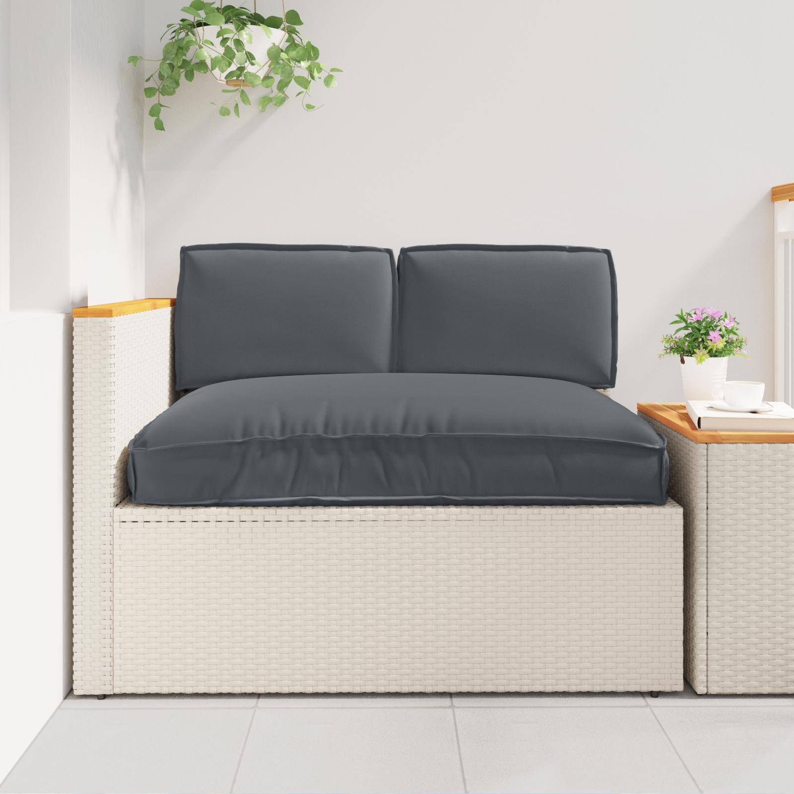 Palle Pudesæt 3 stk Antracit 120 x 80 x 12 cm Oxford stof billede