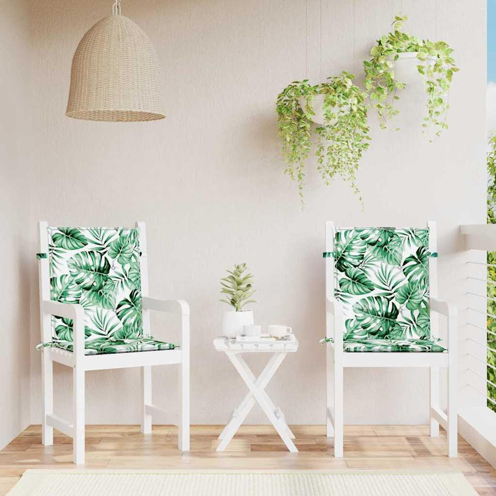 Stolehynder Andet 2 stk Bladmønster 100 x 50 x 3 cm Oxford stof