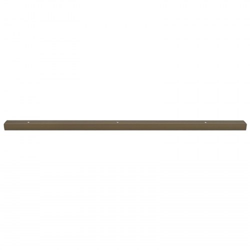 Trinkantprofiler - 10 stk. brun aluminium, 67 × 3 × 2 cm