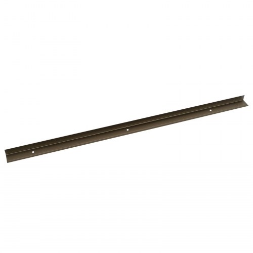 Trinkantprofiler - 10 stk. brun aluminium, 67 × 3 × 2 cm