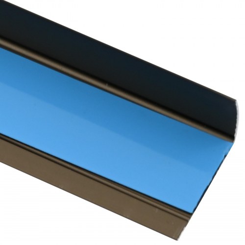 Trinkantprofiler 10 stk. - brun, 67 x 3 x 2 cm, aluminium