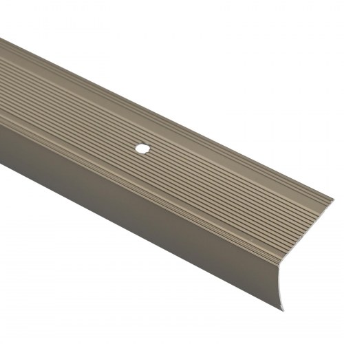 Trinkantprofiler - 10 stk aluminium, champagnefarvet 67 × 3 × 2 cm