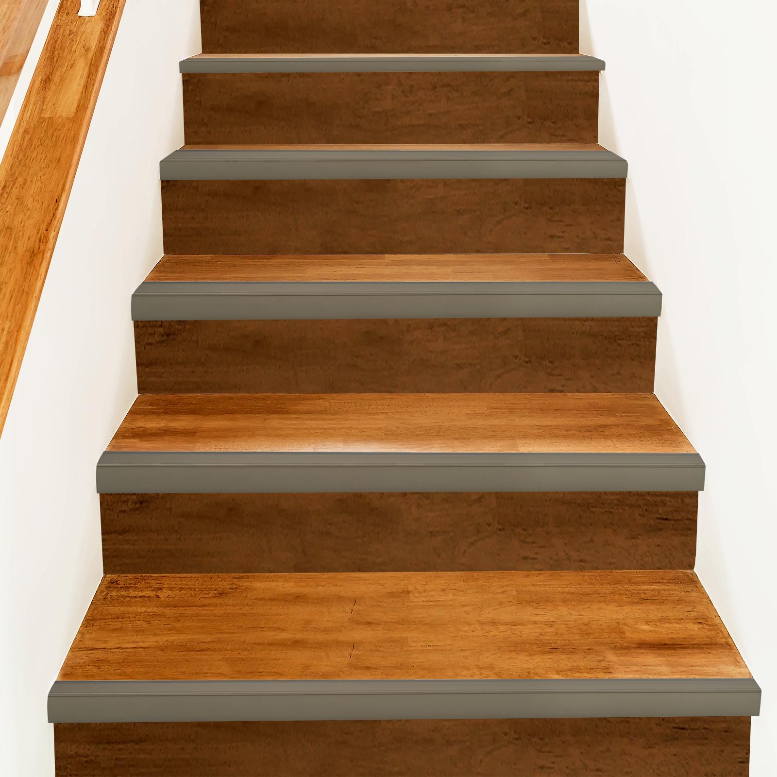 Trin Nosing 10 stk champagnefarvet 67 cm Aluminium