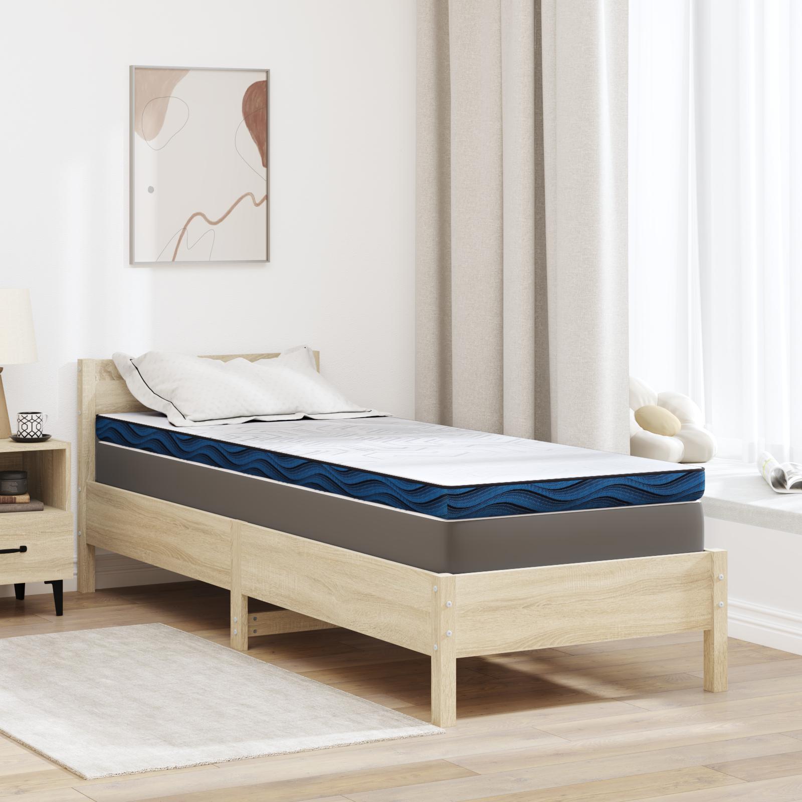 Madraspuder Hvid og Blå 70 x 200 cm