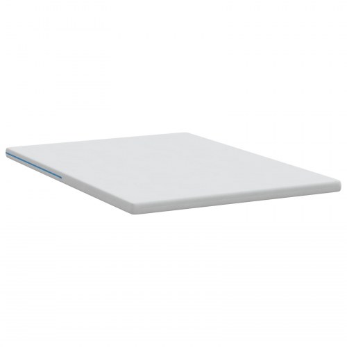 Topmadras i jacquard - hvid 140 × 200 cm, 7 cm memory skum