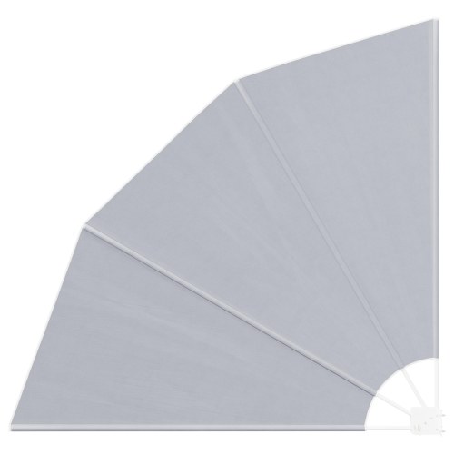 Balkonafskærmning foldbar 160 x 160 cm - grå