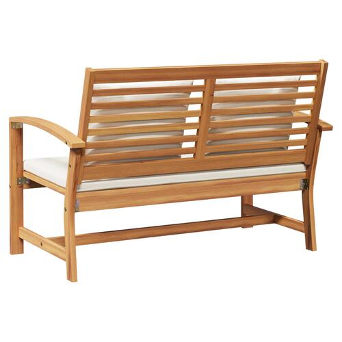 Havebænk Brun 110 x 64 x 76.5 cm Solidt teaktræ