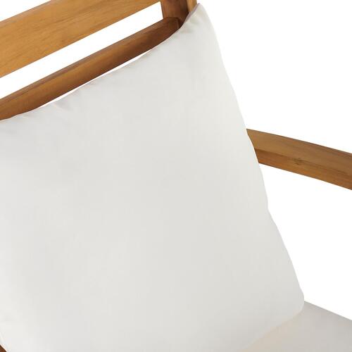 Havebænk Brun 110 x 64 x 76.5 cm Solidt teaktræ
