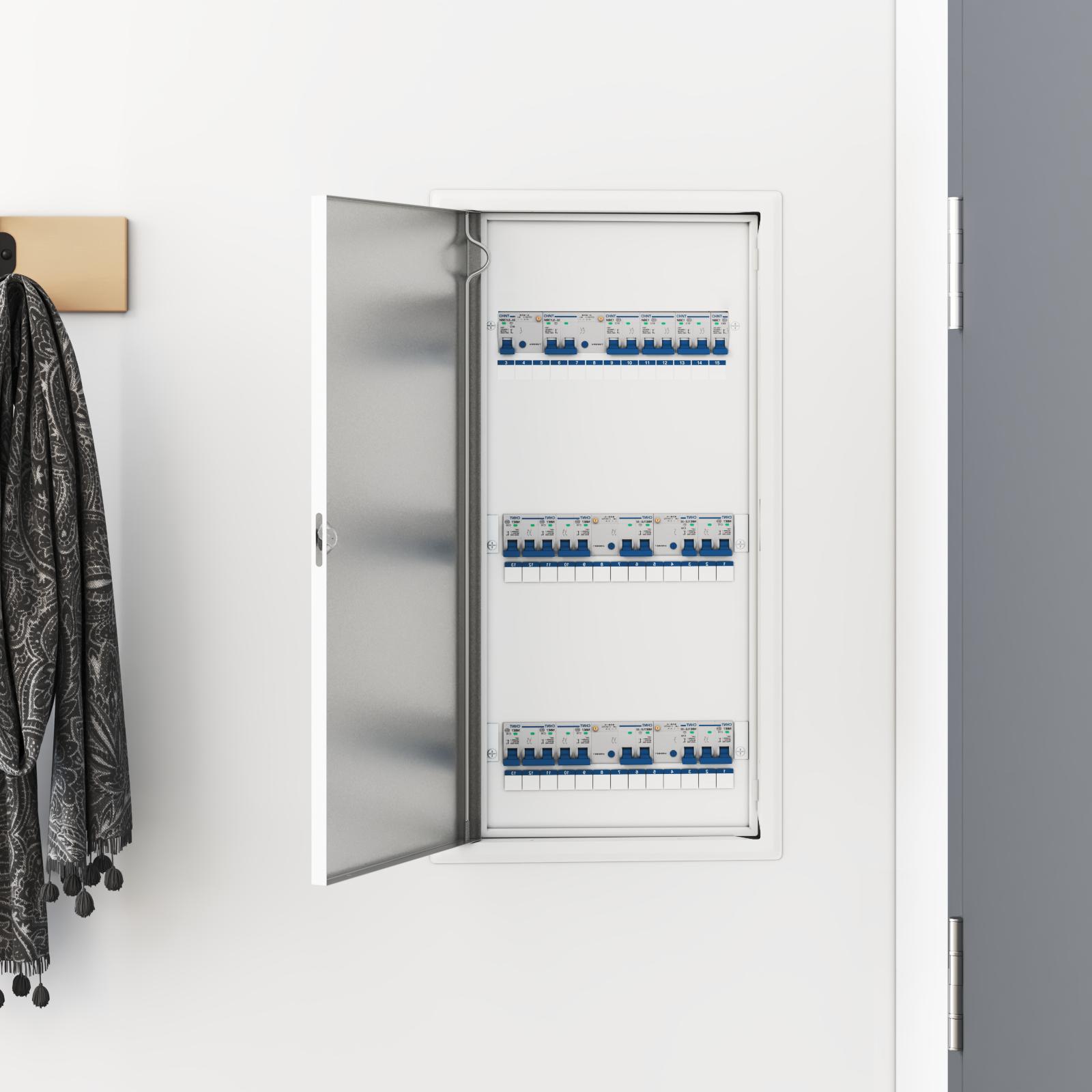 Adgangspanel Hvid 30 x 60 cm stål