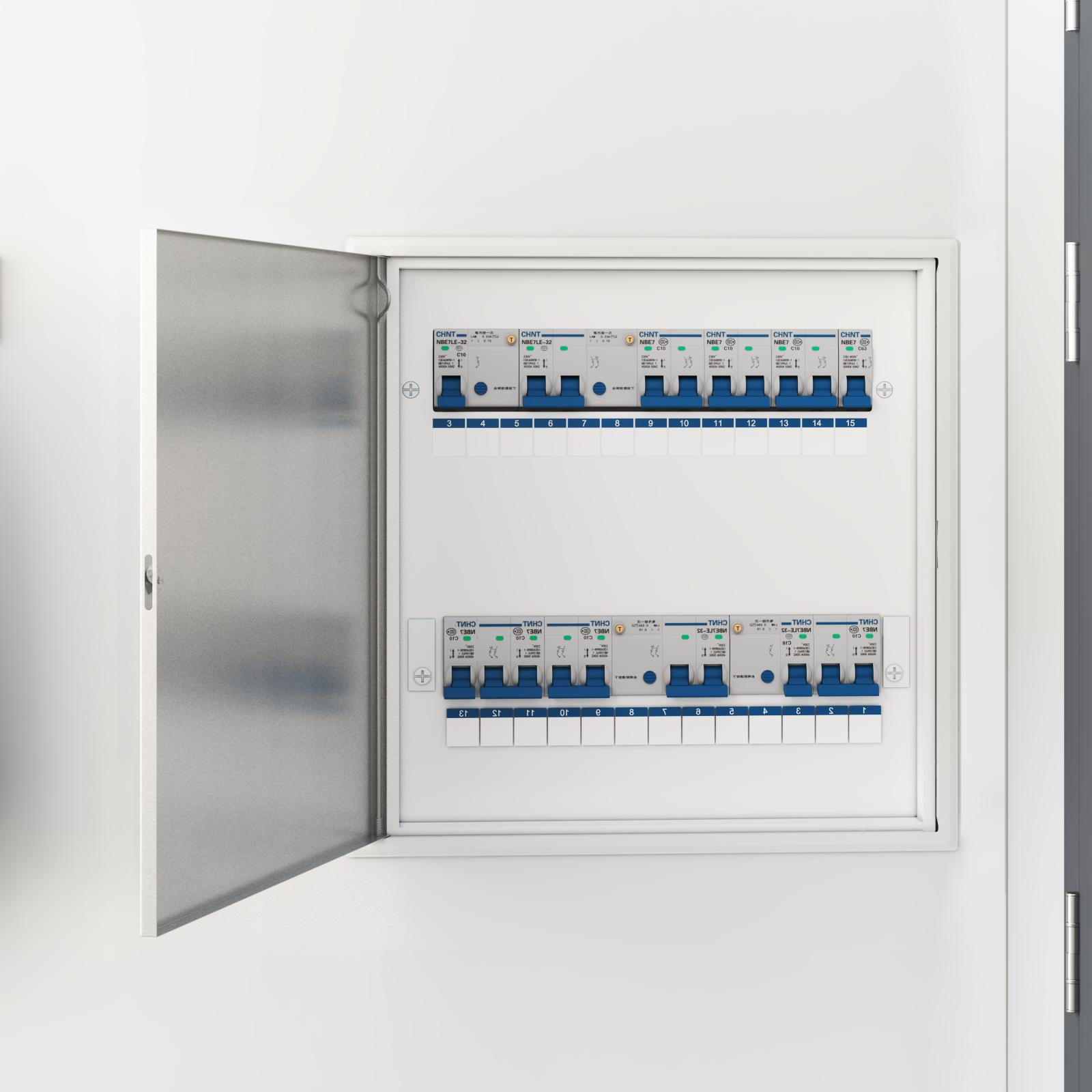 Adgangspanel Hvid 60 x 60 cm stål billede