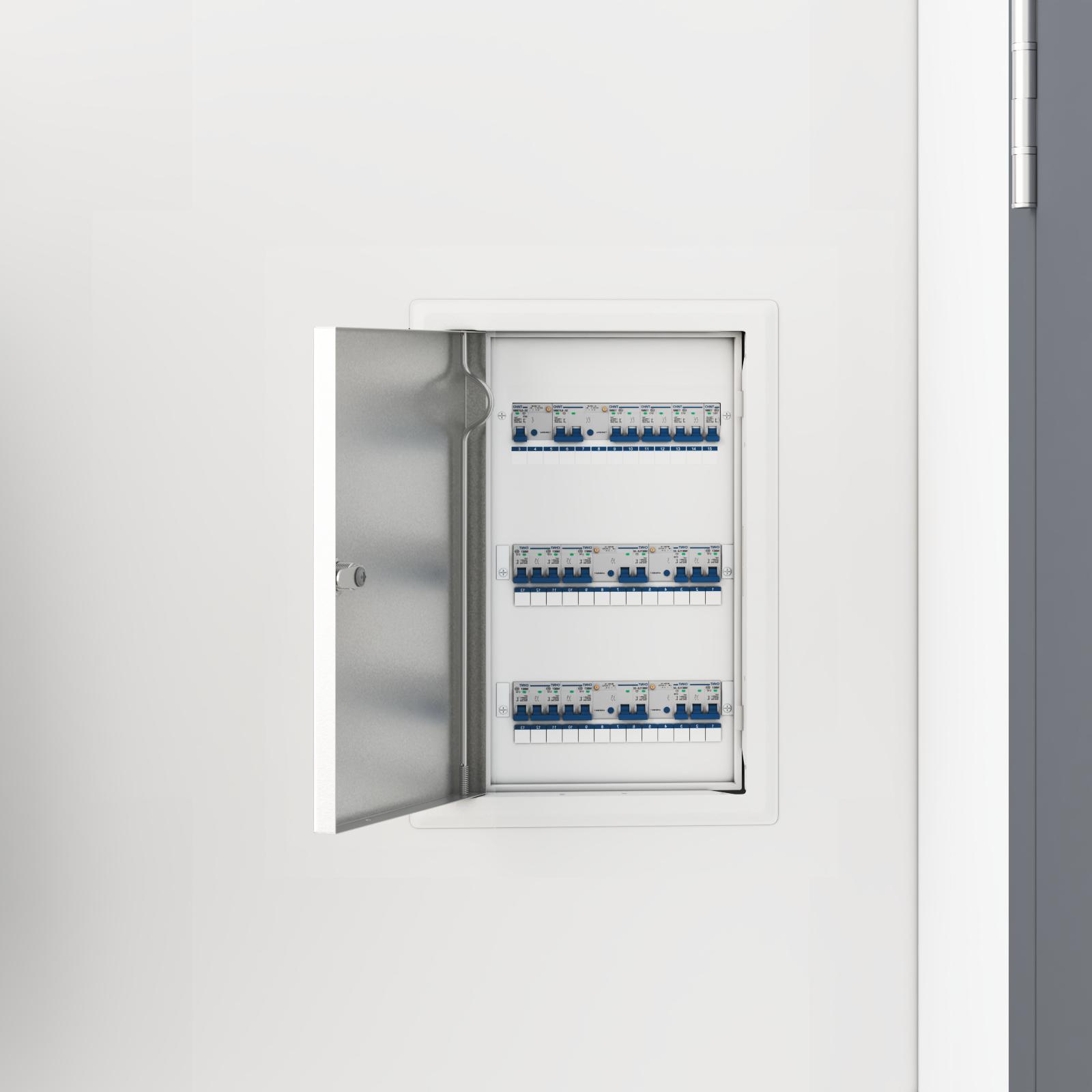 Adgangspanel Hvid 20 x 30 cm Stål billede