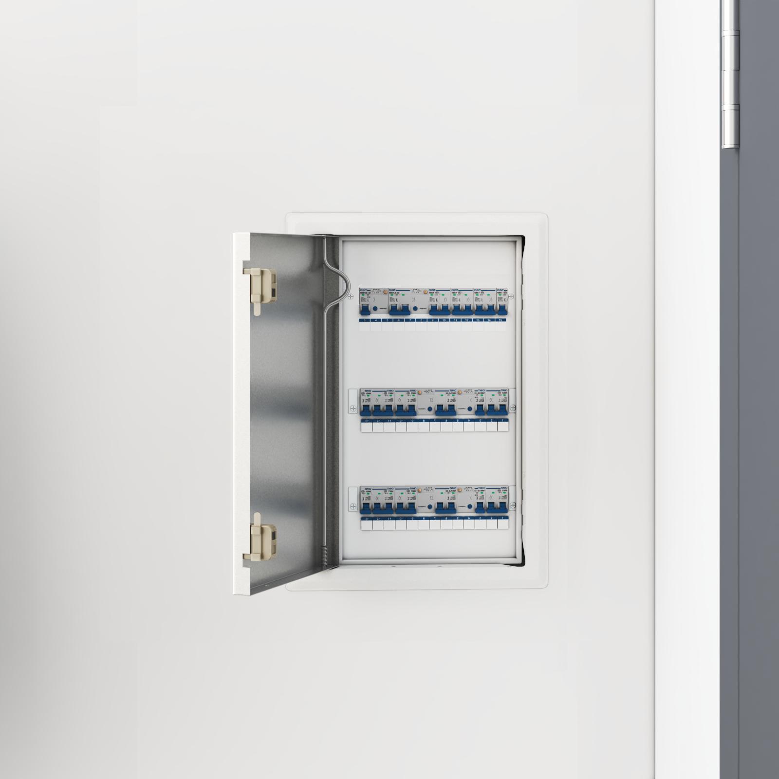 Adgangspanel Hvid 20 x 30 cm Stål billede