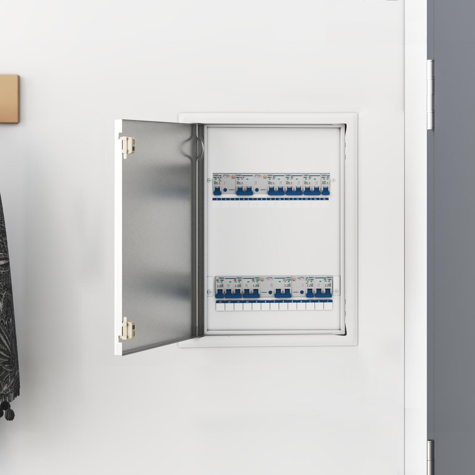 Adgangspanel Hvid 30 x 40 cm Stål billede