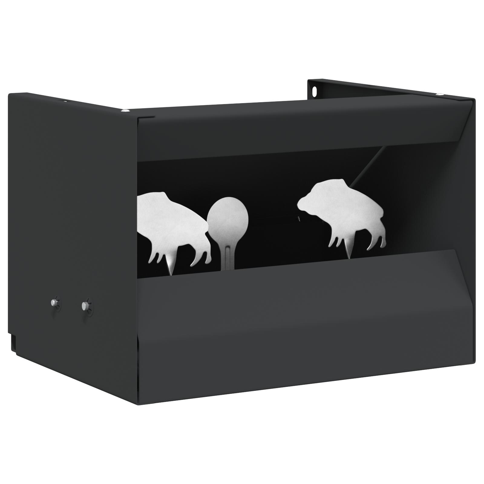 Kuglefælde Kasse Sort 29 x 22 x 20 cm Stål