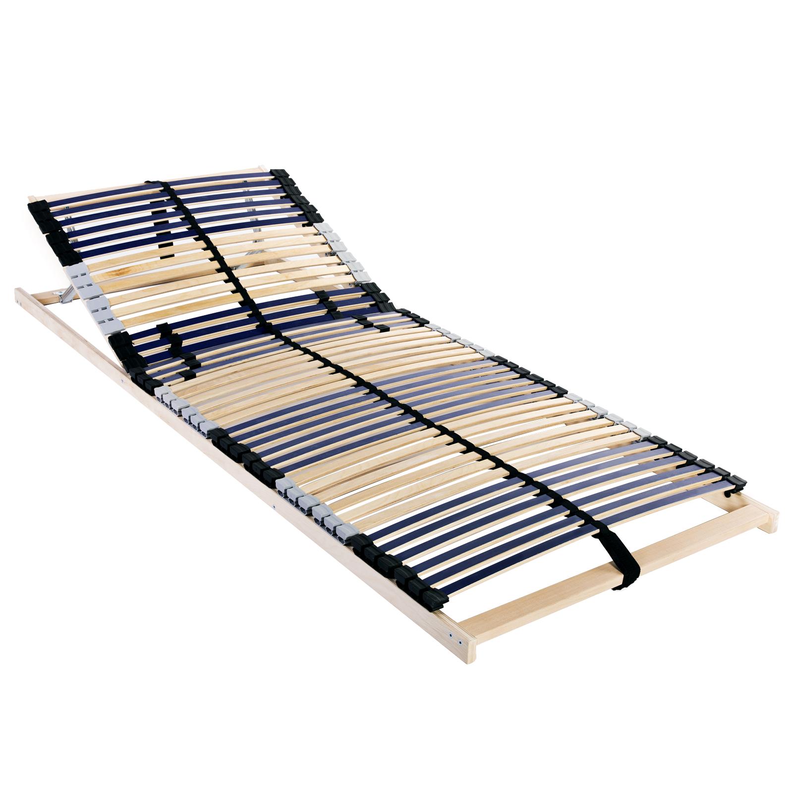 Lamelbund Brun 90 X 190 Cm Massivt Bøgetræ