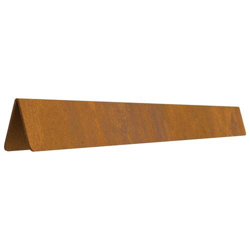 Have Græsafgrænsning Rusten 450 x 10 cm Forvitret stål
