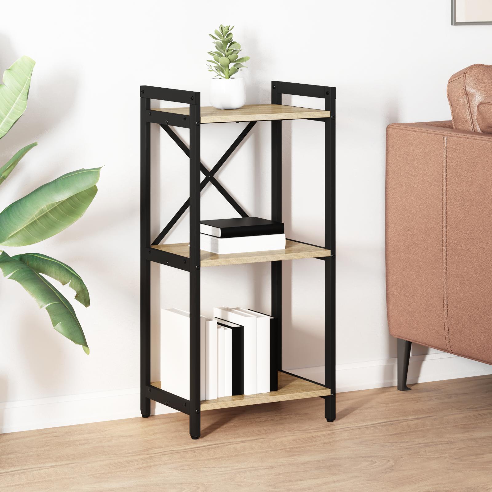 Bogreol Sonoma eg 40 x 30 x 85 cm Konstrueret træ