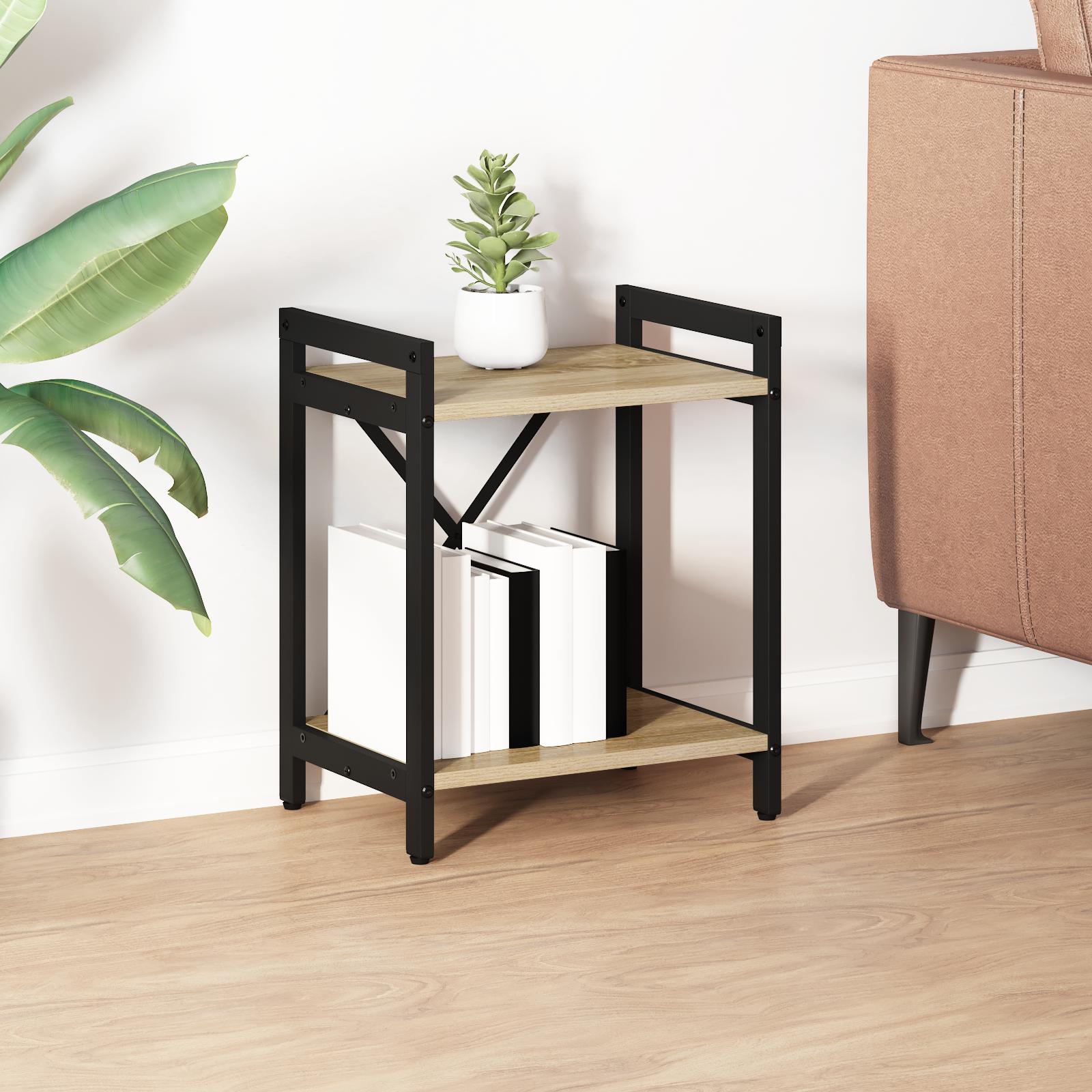 Bogreol Sonoma-eg 40 x 30 x 48,5 cm Konstrueret træ billede