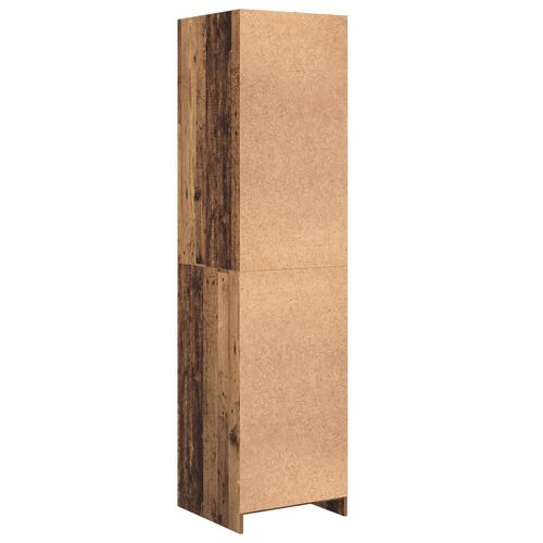 Garderobeskab Gammelt træ 50 x 50 x 200 cm Konstrueret træ