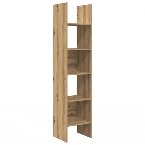 Bogreol i artisan egetræ - 40 × 35 × 180 cm, konstrueret træ