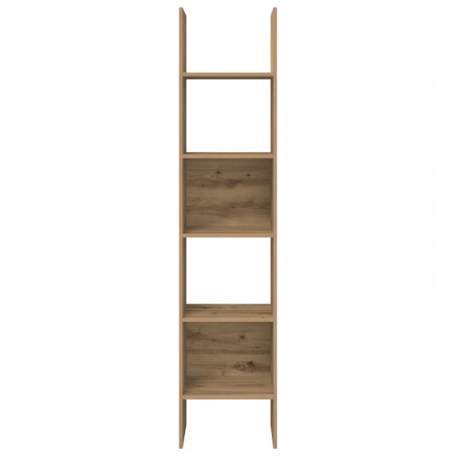 Bogreol i artisan egetræ - 40 × 35 × 180 cm, konstrueret træ