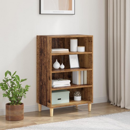 Opbevaringsskab i gammelt træ - 57 x 35 x 89,5 cm