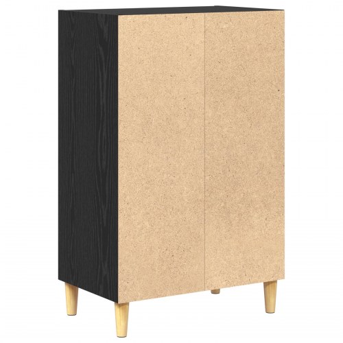 Opbevaringsskab i sort eg 57 x 35 x 89,5 cm