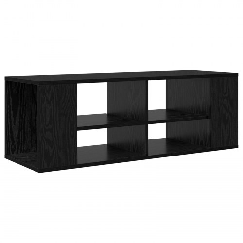 Væghængt TV-skab 102 x 35 x 35 cm - sort eg