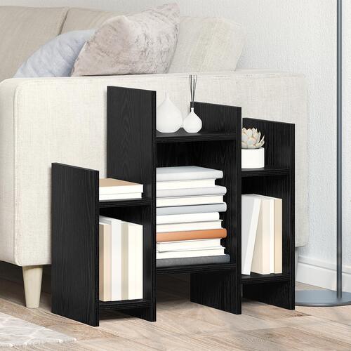 Sideskab med hylde Sort eg 60 x 26 x 60 cm Konstrueret træ