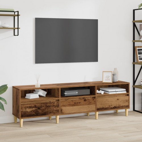 TV-skab 150 x 30 x 45 cm - gammelt træ