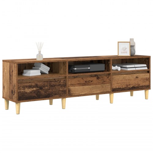 TV-skab 150 x 30 x 45 cm - gammelt træ