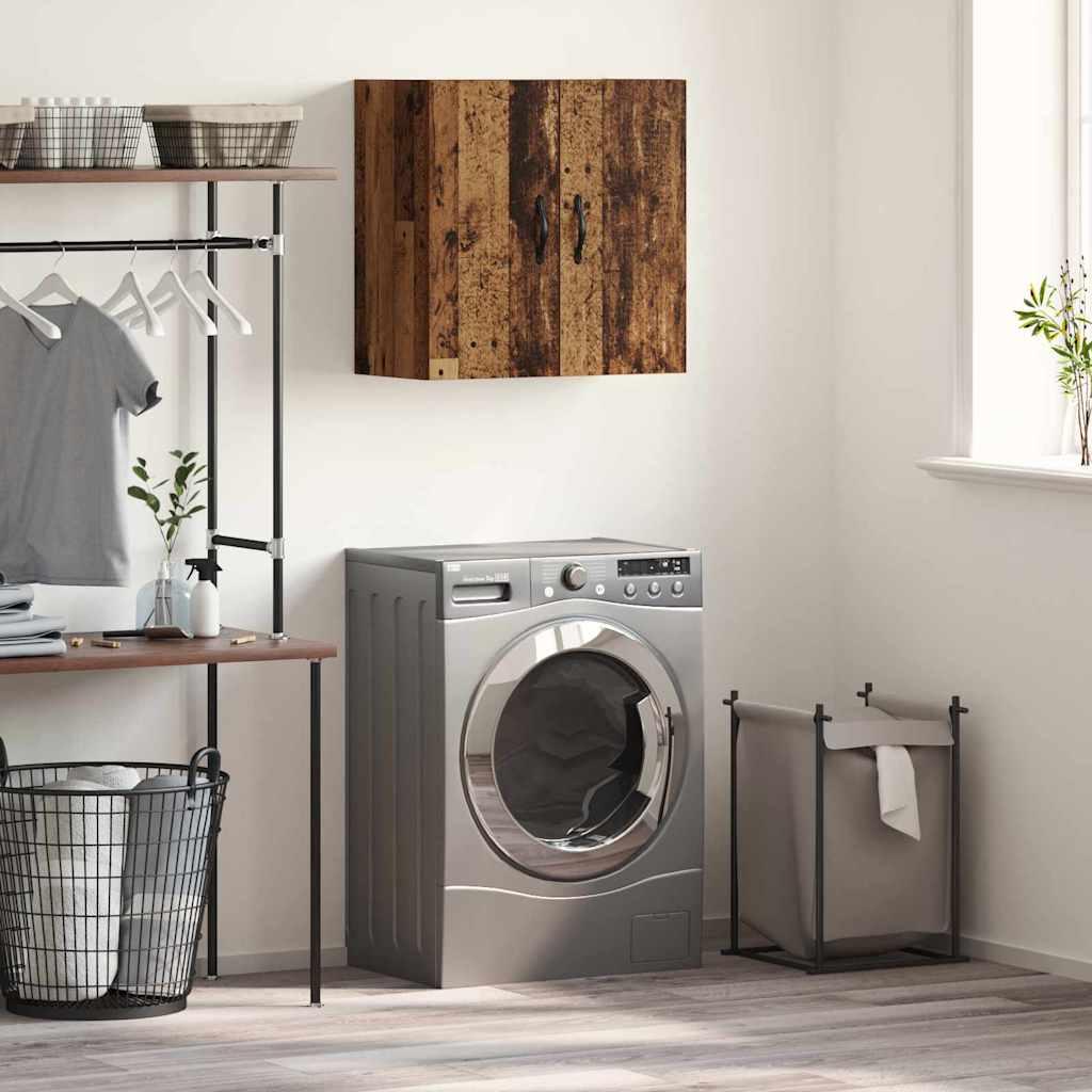 Vægskab Vægmonteret Gammelt træ 60 x 31 x 60 cm Konstrueret træ