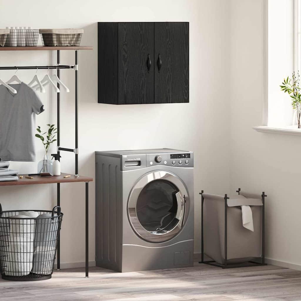 Vægskab Vægmonteret Sort eg 60 x 31 x 60 cm Konstrueret træ