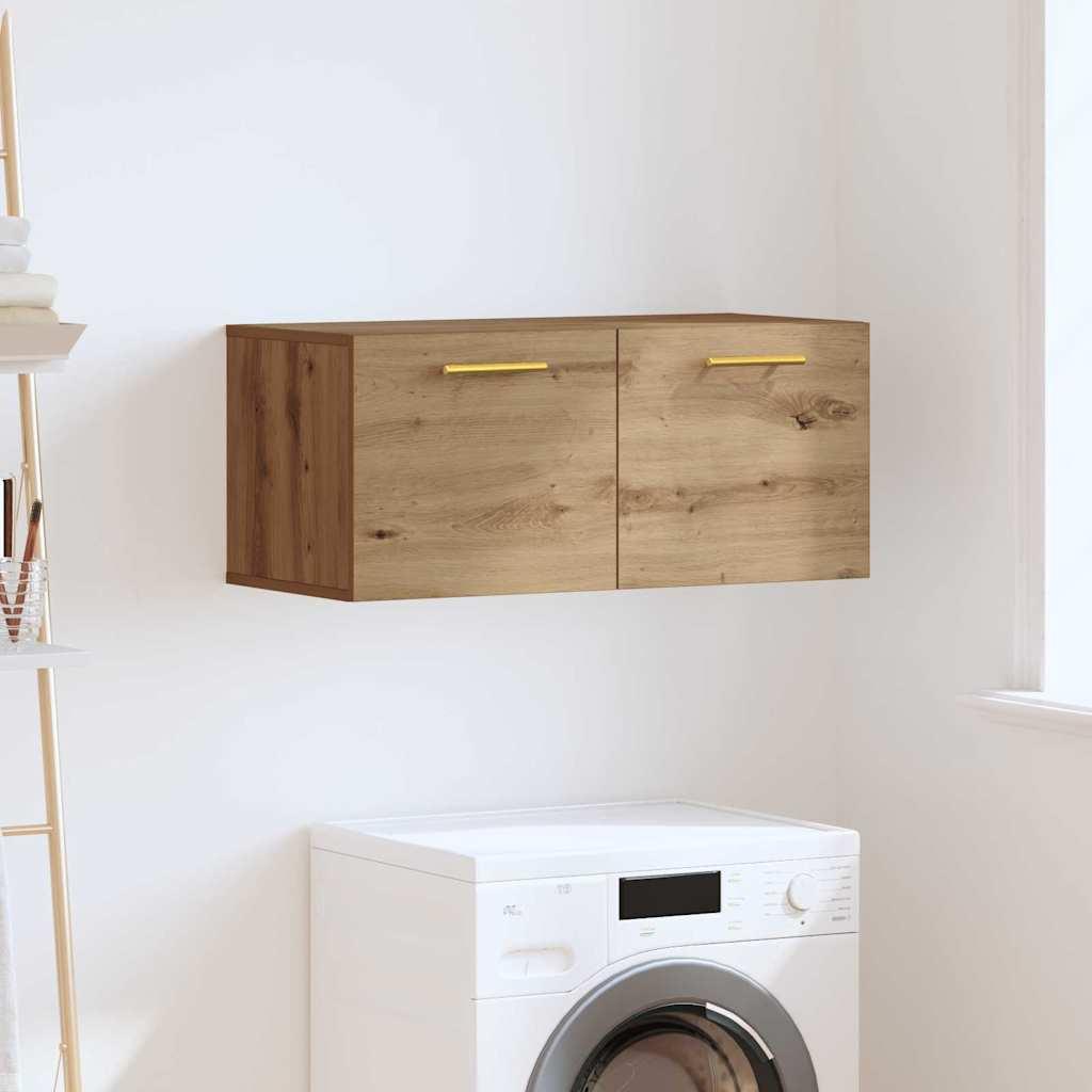 Vægskab artisan eg 80 x 36.5 x 35 cm Konstrueret træ billede