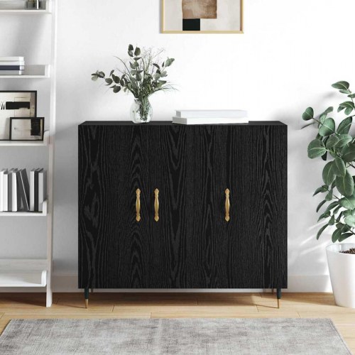 Skænk i sort eg 90 x 34 x 80 cm