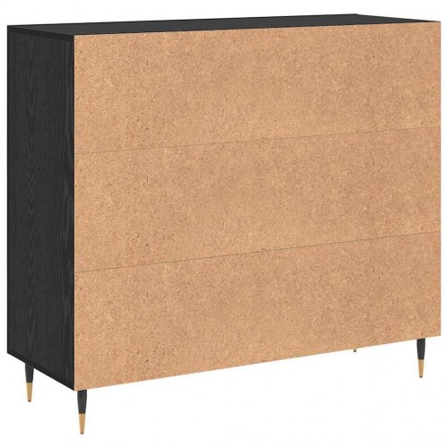 Skænk i sort eg 90 x 34 x 80 cm