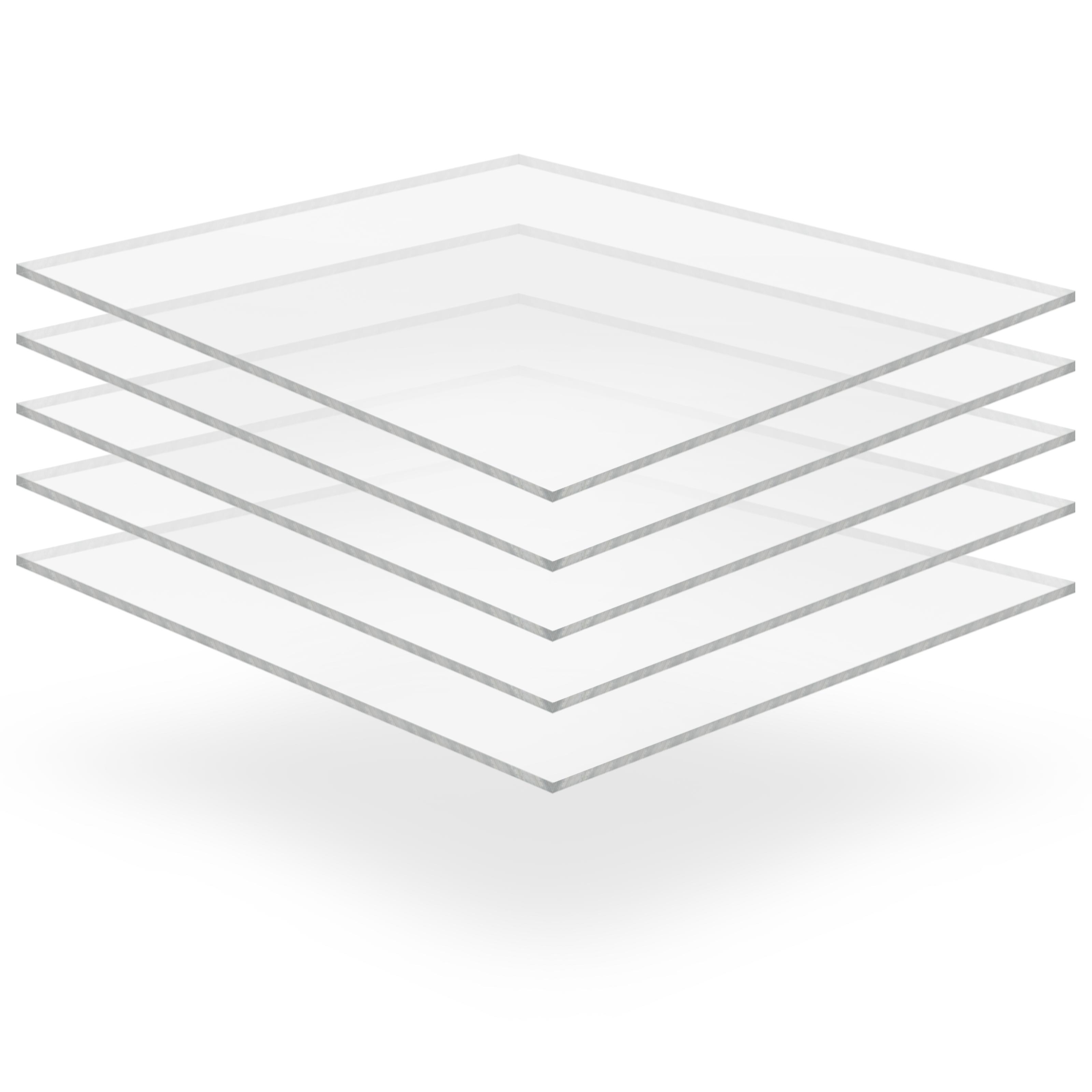 vidaXL Acyrlglas Plader Transparent 40 x 60 cm Akryl