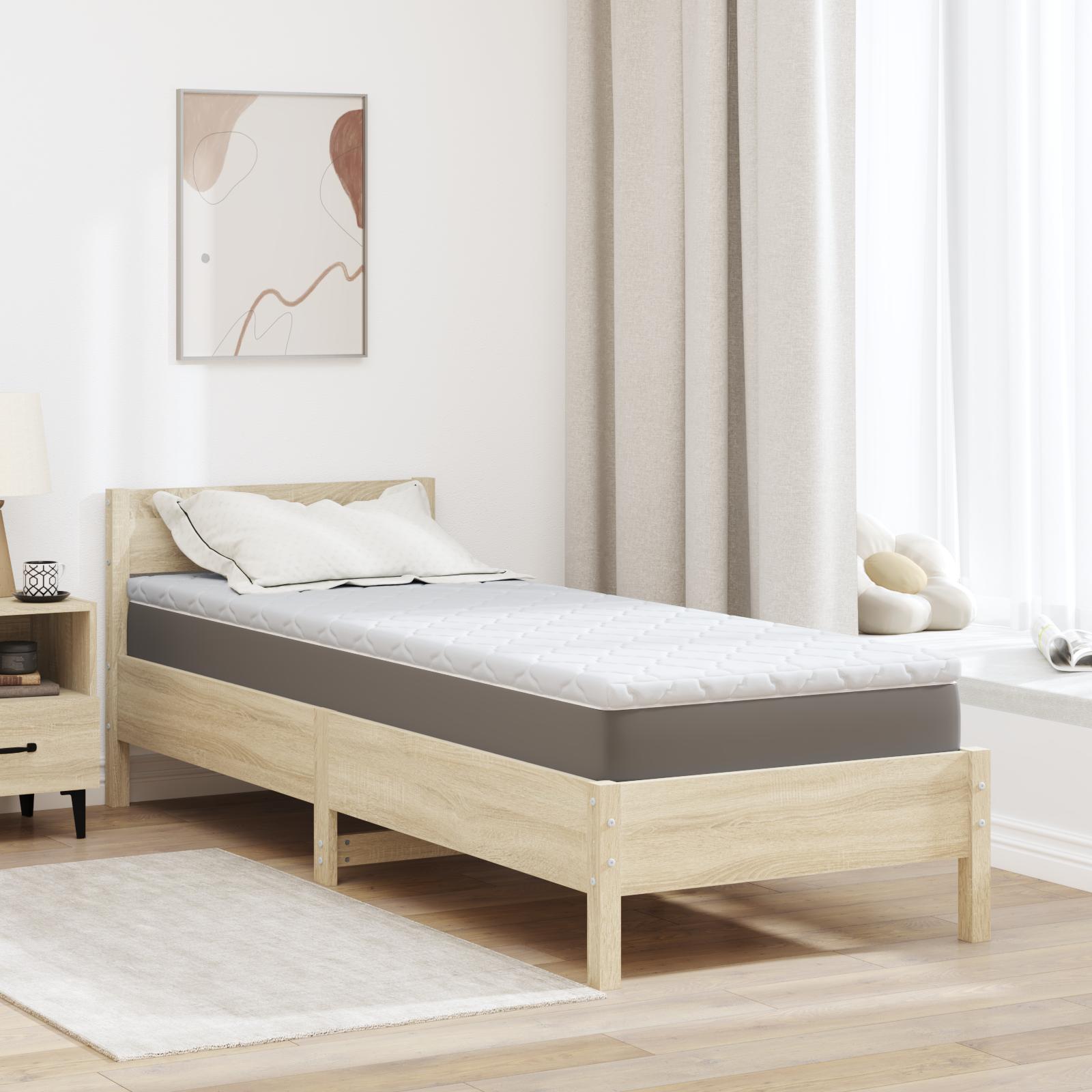 Madraspuder Hvid 80 x 200 cm Non-glue polyester