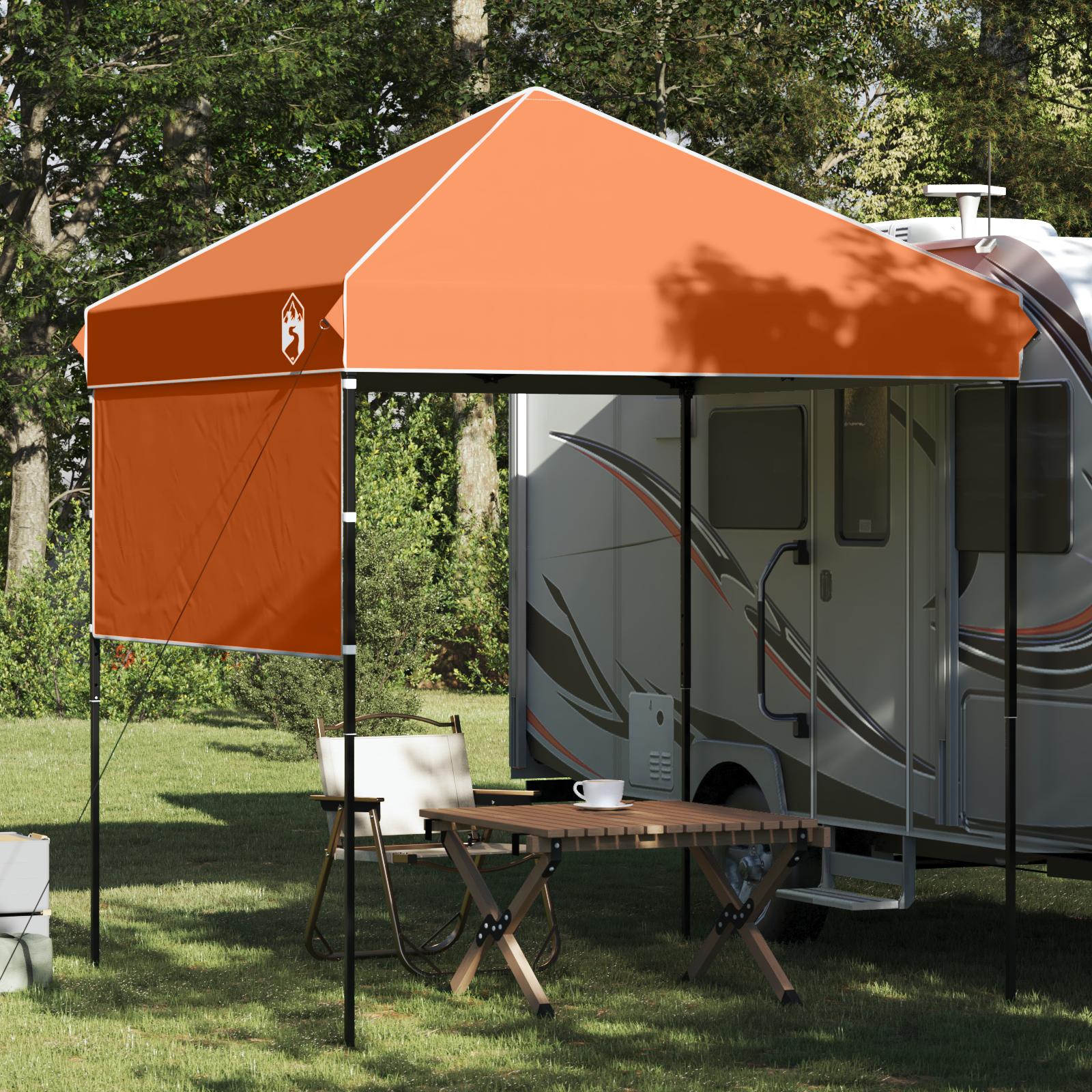 Canopy Tent Orange 200 x 200 cm Oxford stof