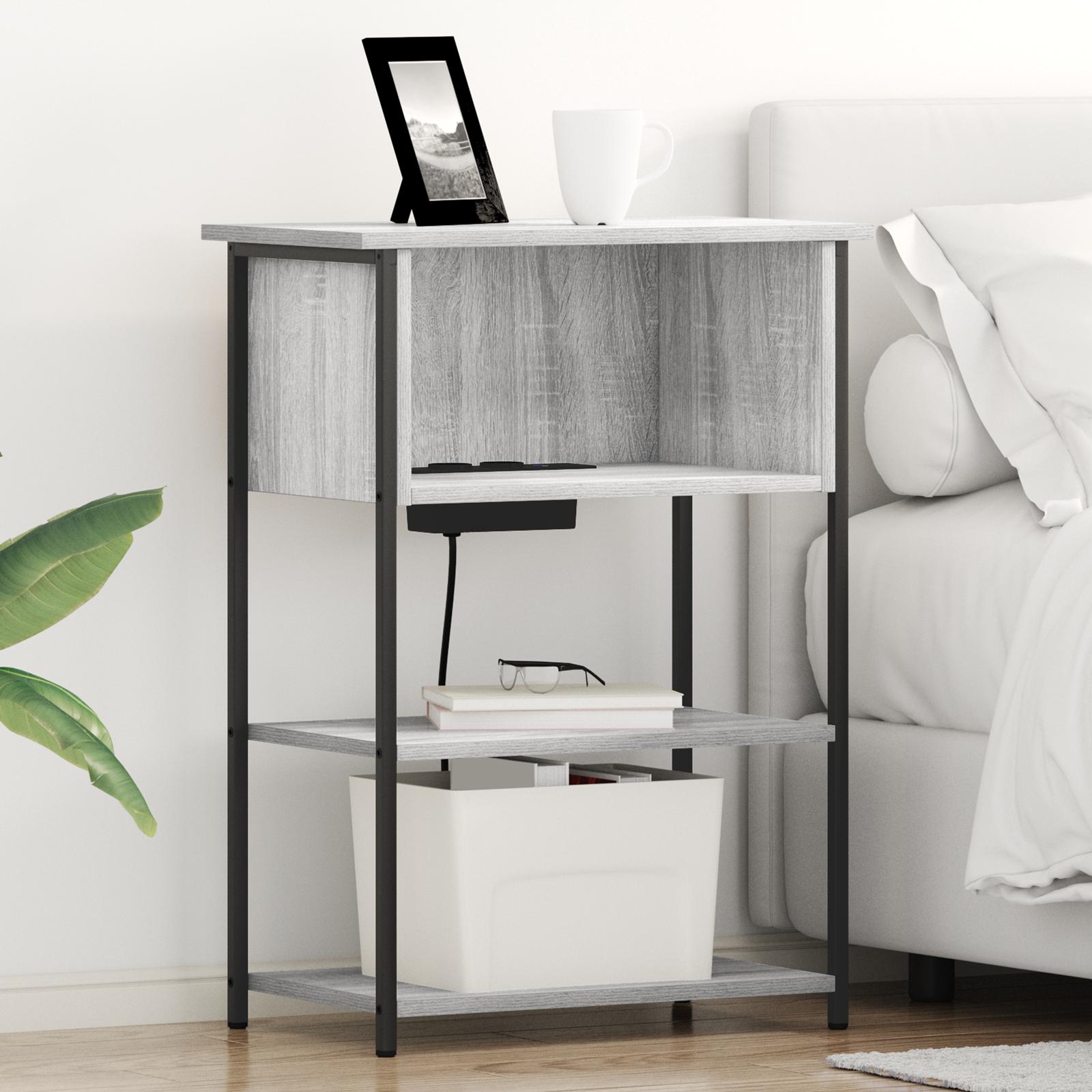 Natskab Grå sonoma-eg 55 x 31 x 76 cm Konstrueret træ