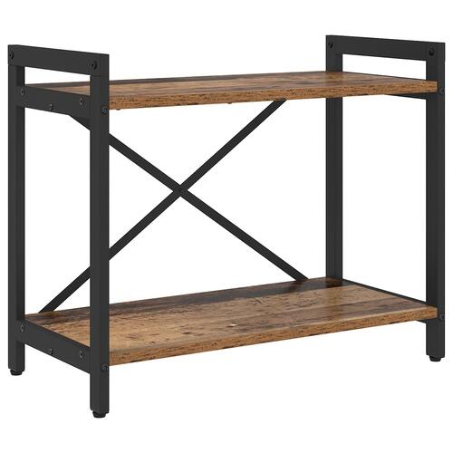 Bogreol Gammelt træ 60 x 30 x 48,5 cm Konstrueret træ